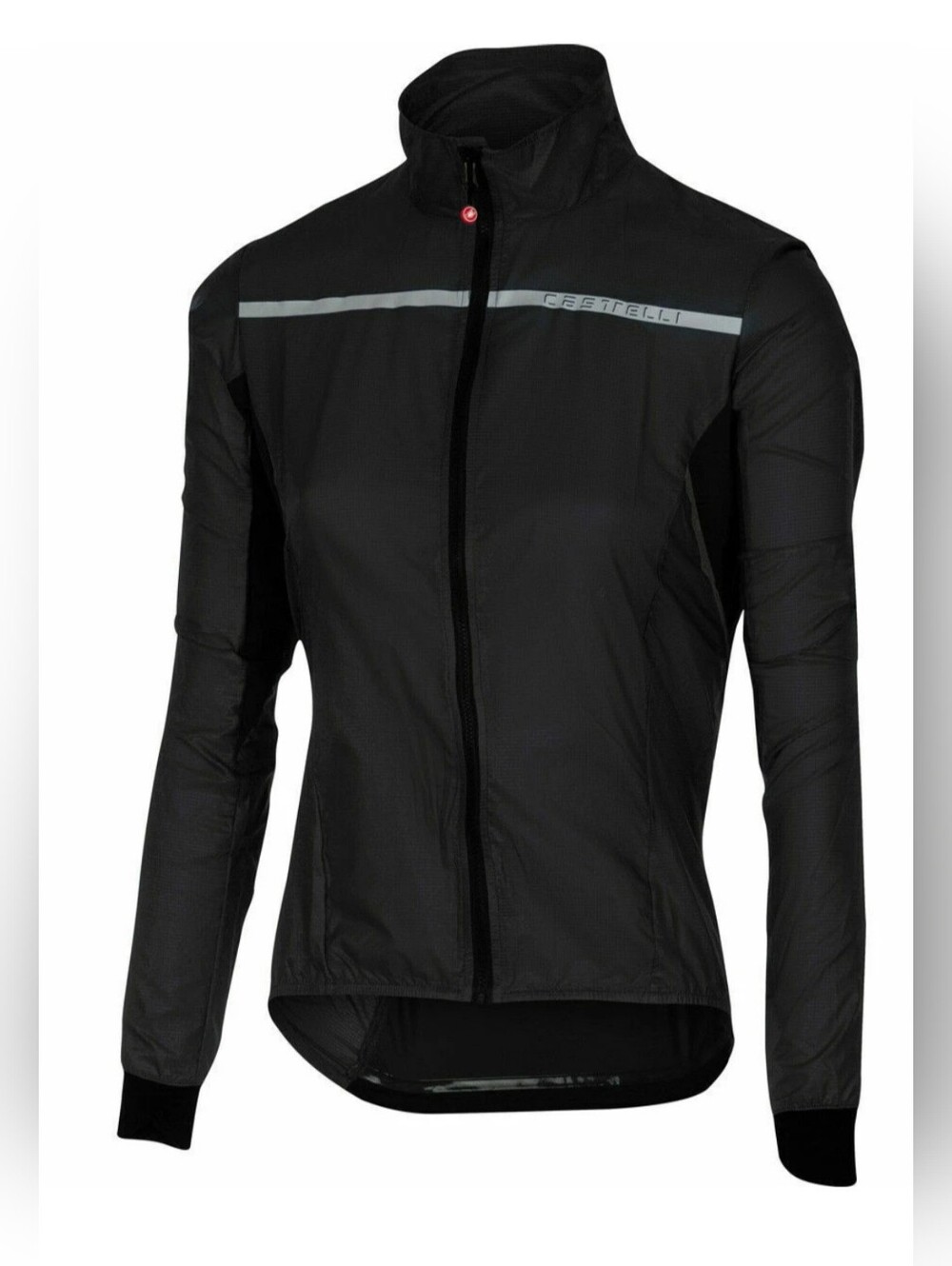 Castelli Women's Superleggera Cycling Jacket - Black Ultra-Lightweight Packable